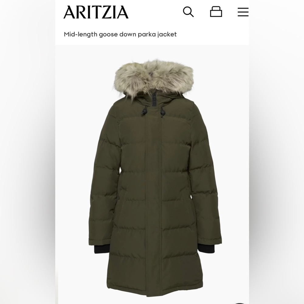 Aritzia Super Puff Powder Parka XS